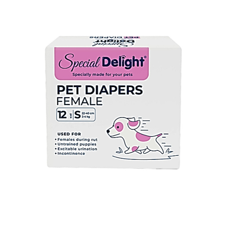 Pet Diaper Female Small (22-40cm)-(2-4Kg)