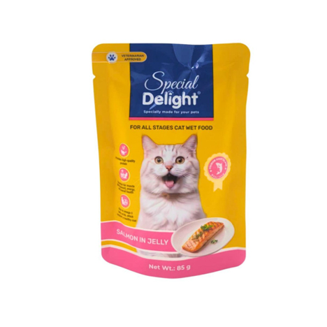 Cat Wet Food Salmon In Jelly Pouch