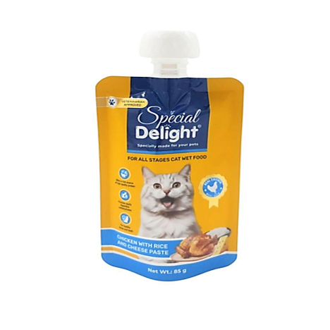Cat Wet Food Chicken With Rice And Cheese Paste