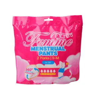 Menstrual Pants Small -Medium 2pants 24"-39"