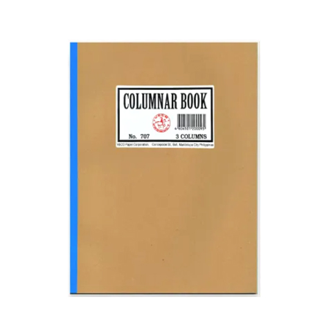 Columnar Notebook No.707 - 3Columns