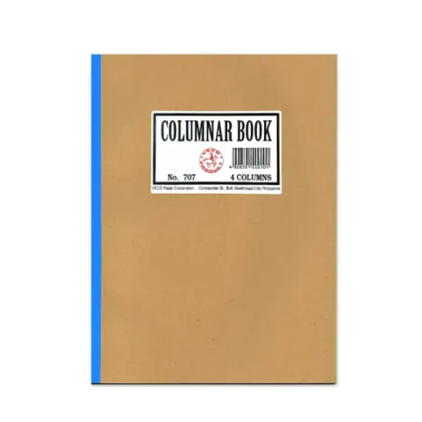 Columnar Notebook No.707 - 4Columns