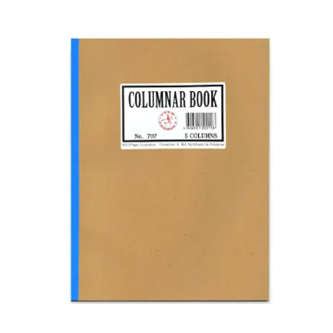 Columnar Notebook No.707 - 5Columns