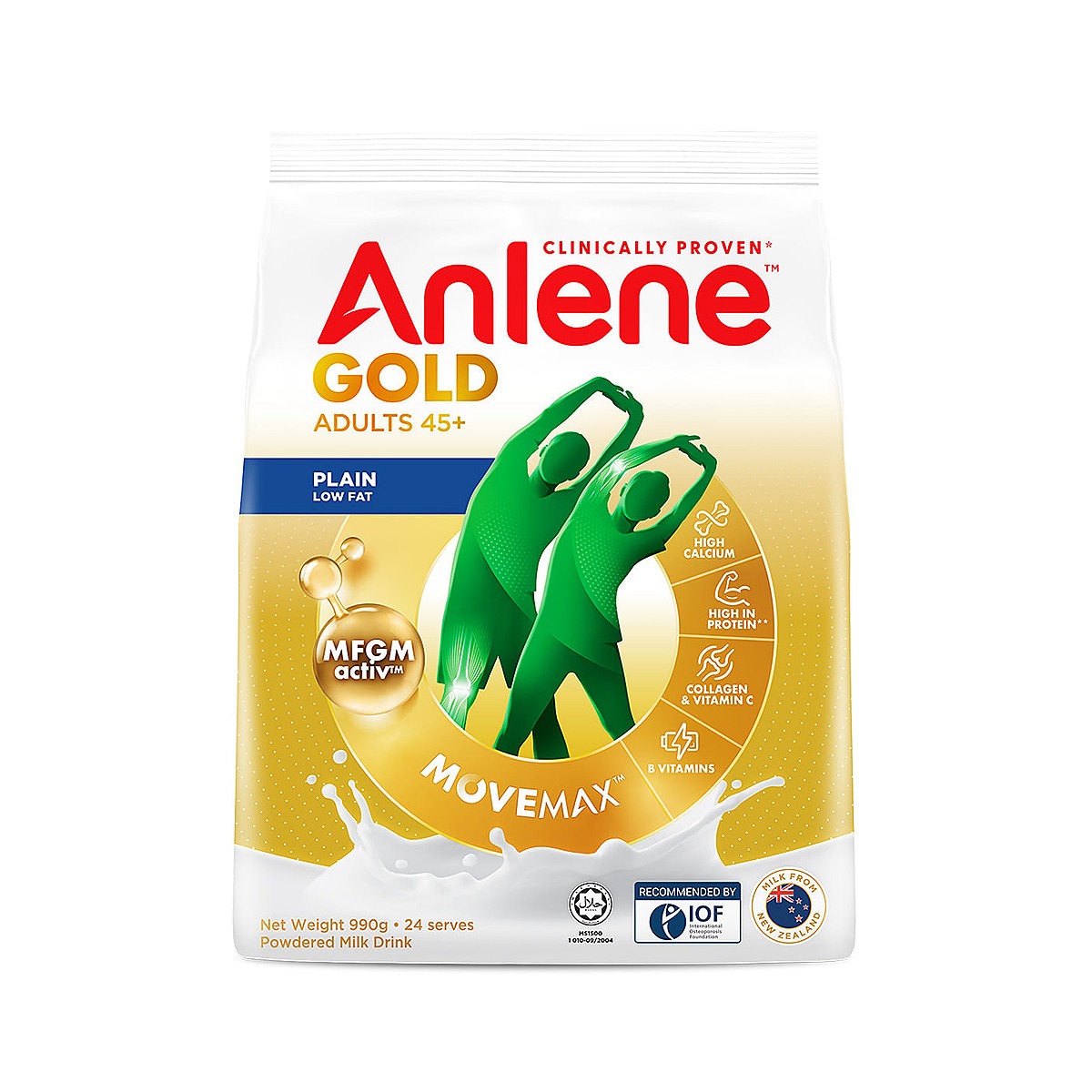 Anlene Gold Powdered Milk Drink 990g