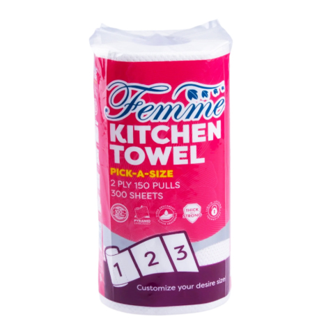 All Purpose Kitchen Towel Jumbo 2-Ply
