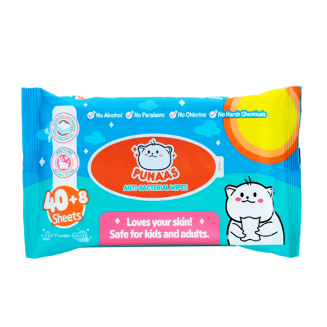 Anti- Bacterial Wipes 48sheets