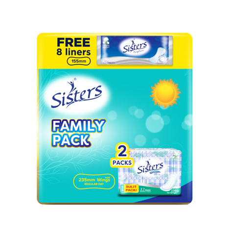 Family Packs Maxi Day Non Wings 24pads