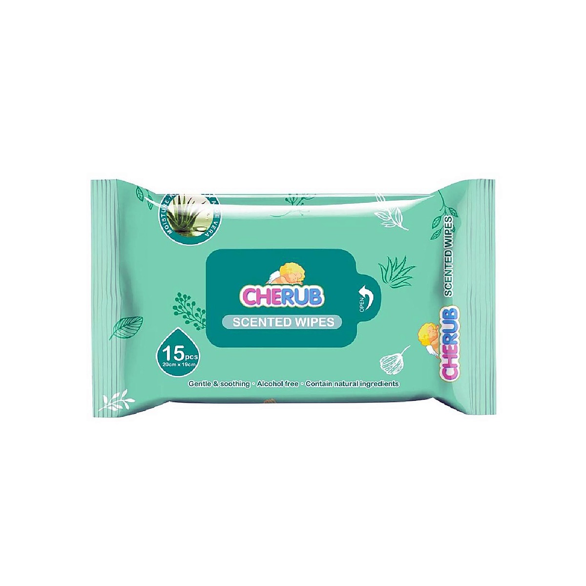 Cherub Scented Wipes 48/15'