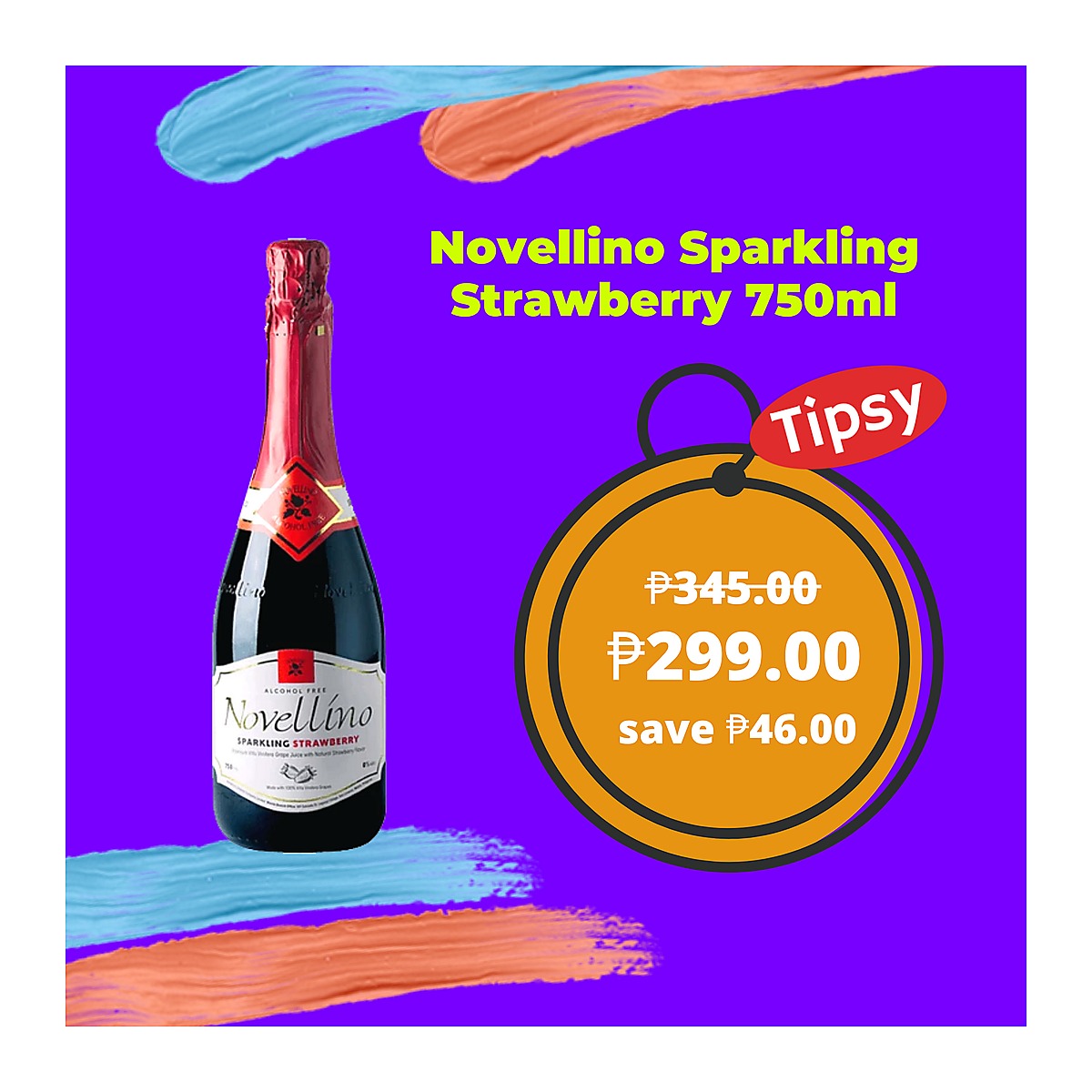 Novellino Sparkling Strawberry 750ml