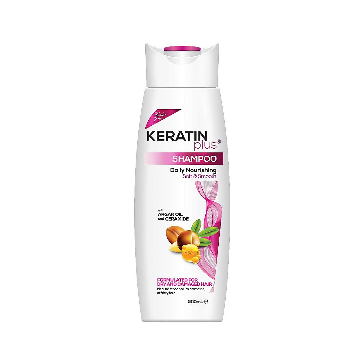 Keratin Plus Shampoo Daily Nourishing Soft & Smooth 200ml