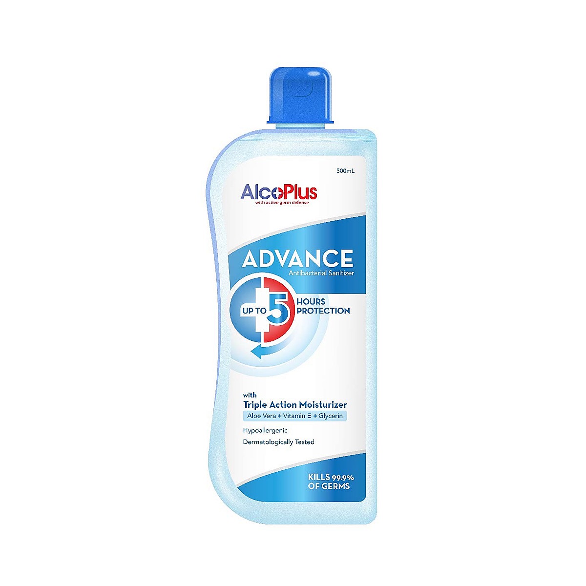AlcoPlus Advance Antibacterial Sanitizer with Moisturizer 500ml