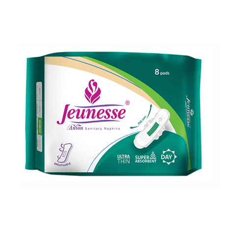 Jeunesse Anion Sanitary Napkins Ultra Thin with Wings Day Pads