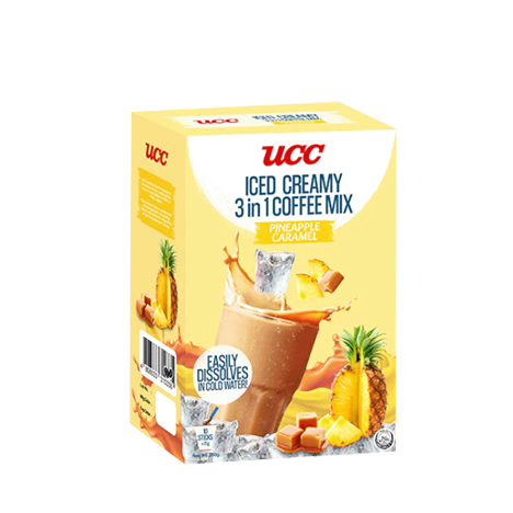 Iced Creamy 3in1 Coffee MIx Pineapple Caramel Pack / Box