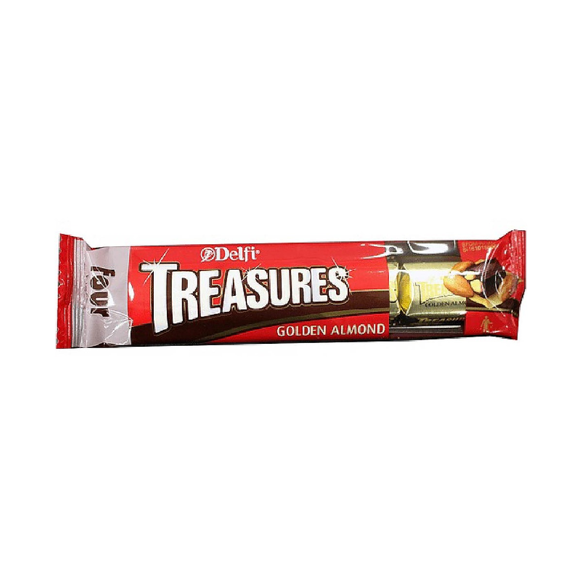 Delfi Treasures Golden Almond Chocolate 36g
