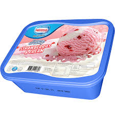 Ice Cream Temptation Extra Creamy Strawberries & Cream 1.3L