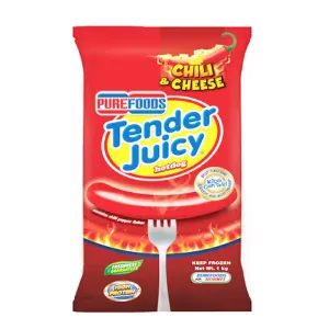 Tender Juicy Hotdog Chili&Cheese