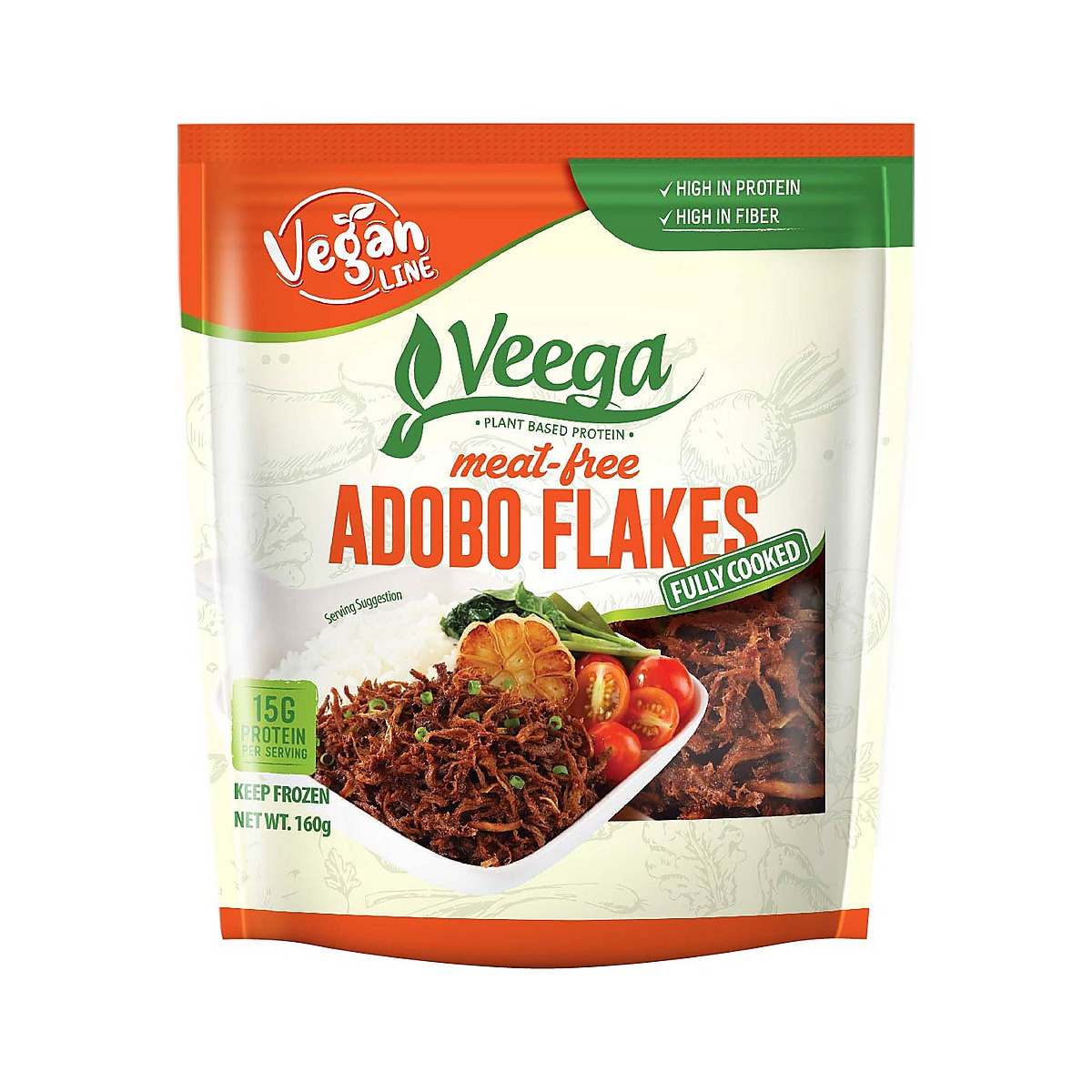 Veega Meat Free Adobo Flakes 160g