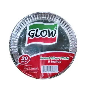 Round Silver Plate
