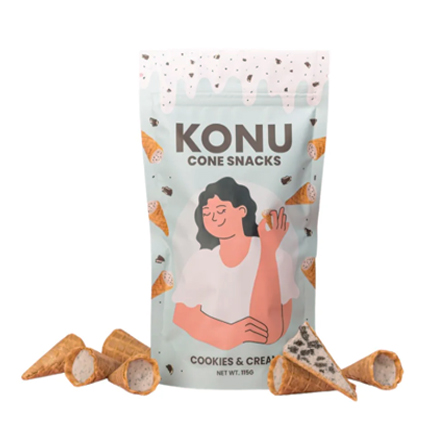 Cone Snack Cookies & Cream