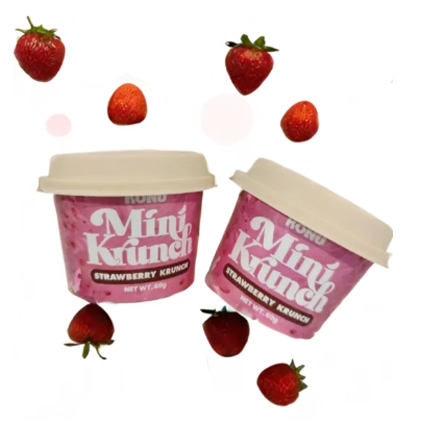 Mini Krunch Cereal Jar Strawberry