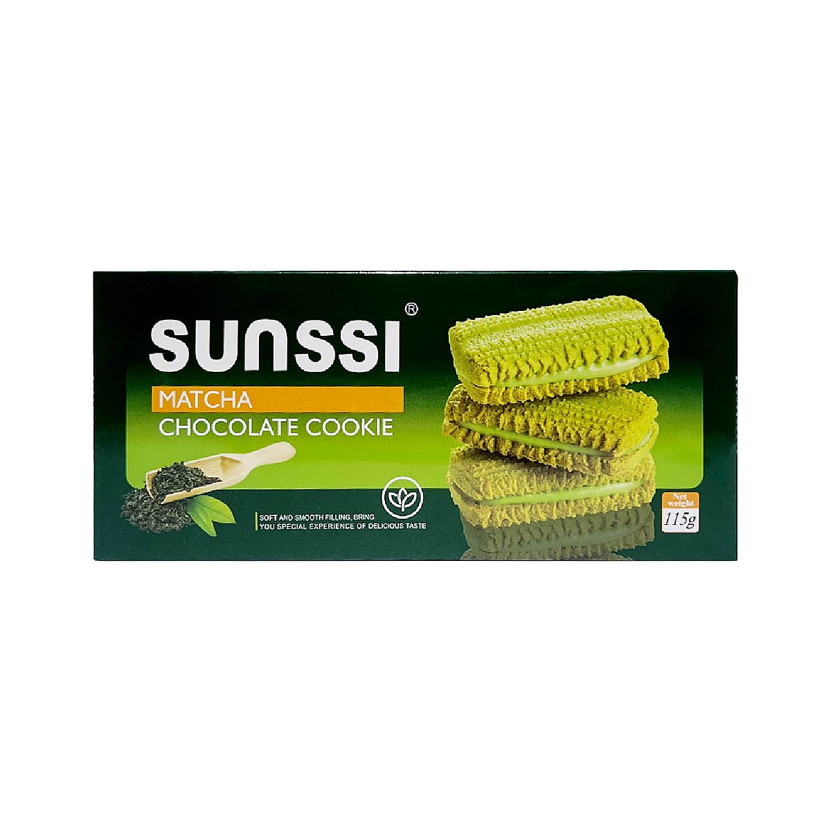 Sunssi Matcha Chocolate Cookie Sandwich 115g