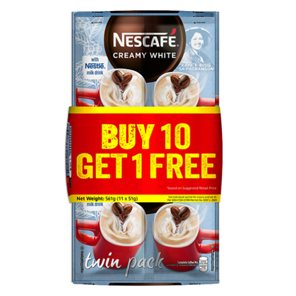 3in1 Coffee Creamy White Twin Pack