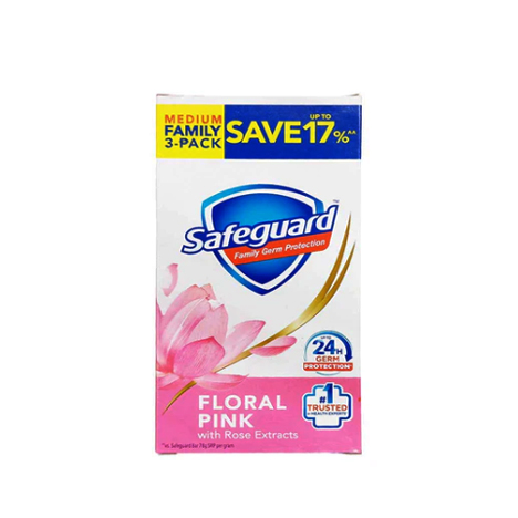 Body Soap Floral Pink with Aloe