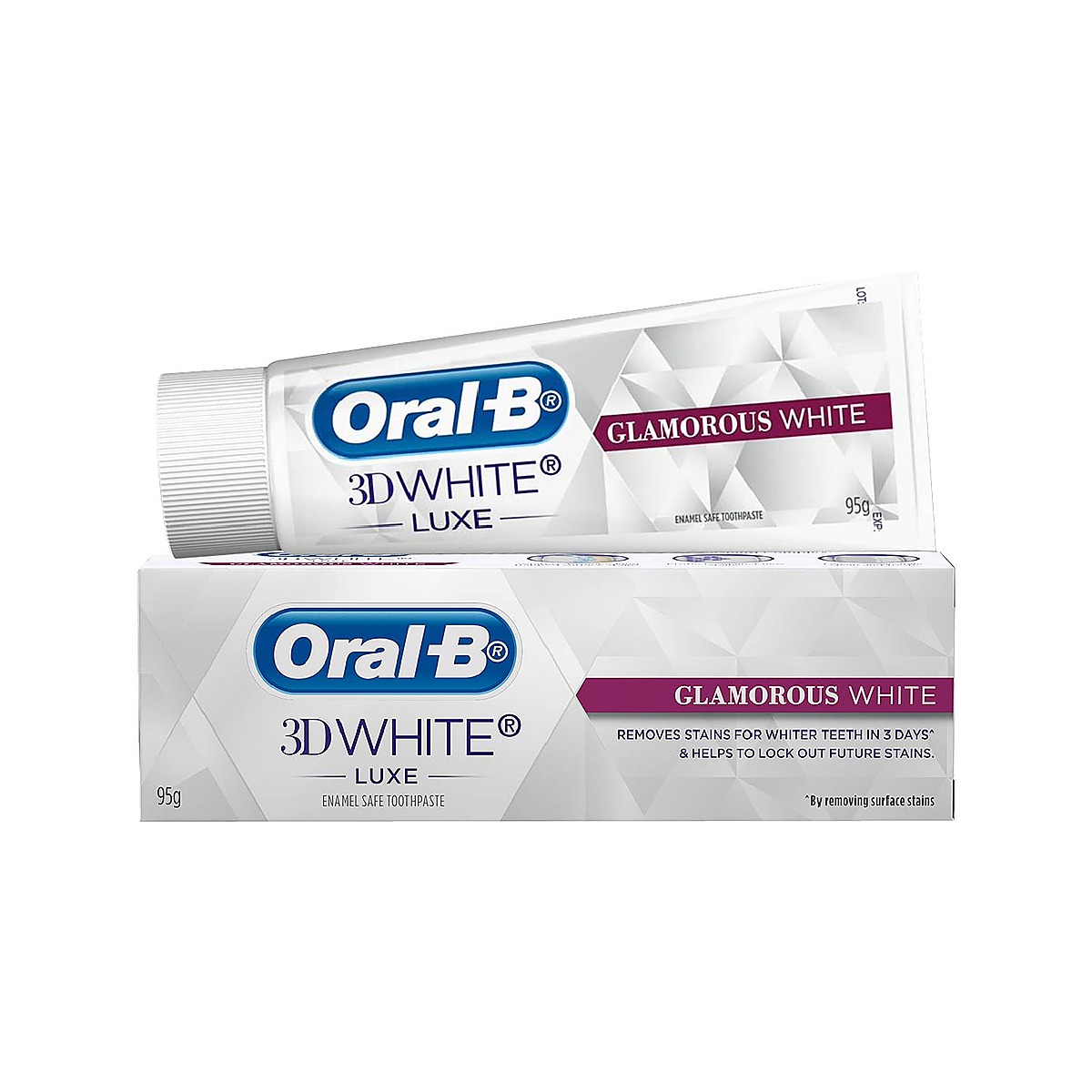 Oral-B 3D White Luxe Glamorous White Toothpaste 95g