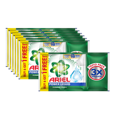 Power Liquid Gel Sunrise Fresh TRIPID PACK 3x washes