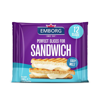 Perfect Slices For Sandwich Easy Melt Cheese12slice