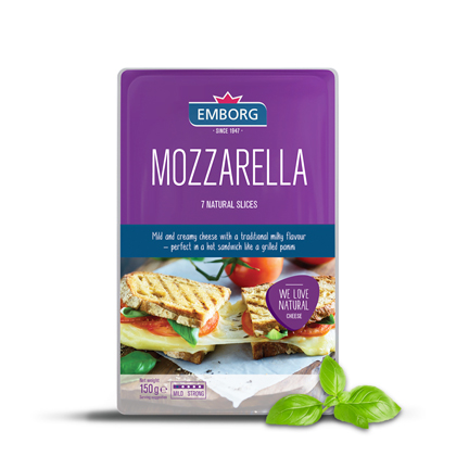 Mozzarella 7 Natural Slices