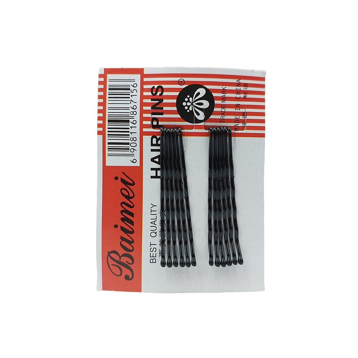 Hv Flower Hairpin Carded 72