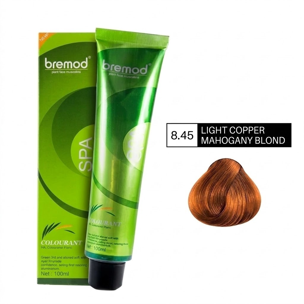Hair Color Light Copper Mahogany Blond 8.45
