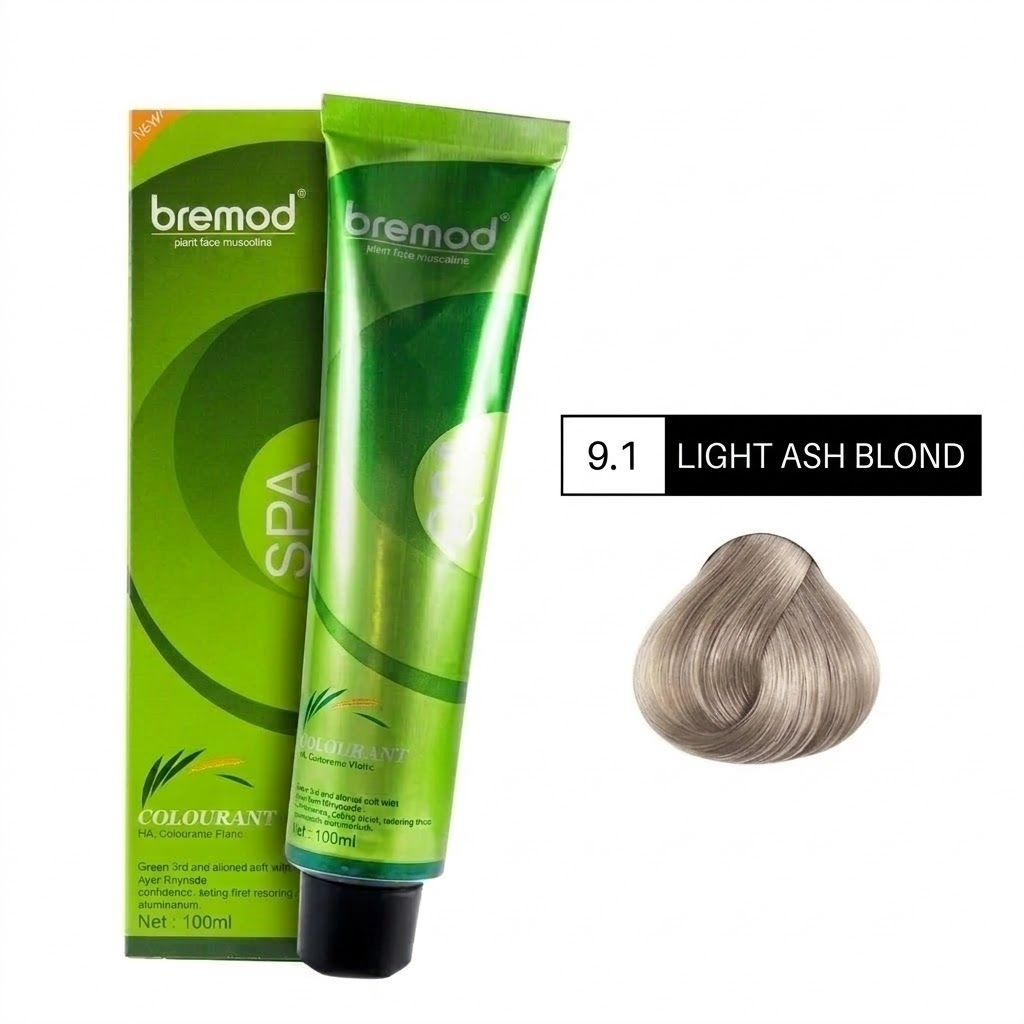 Hair Color Light ash Blond 9.1