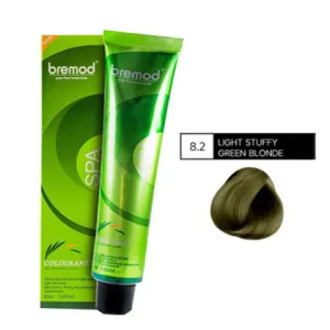 Hair Color Light Stuffy Green Blond 8.2