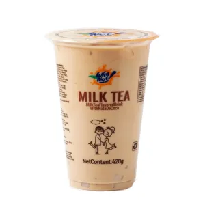 Milk Tea Flavored Dtink With nata De Coco