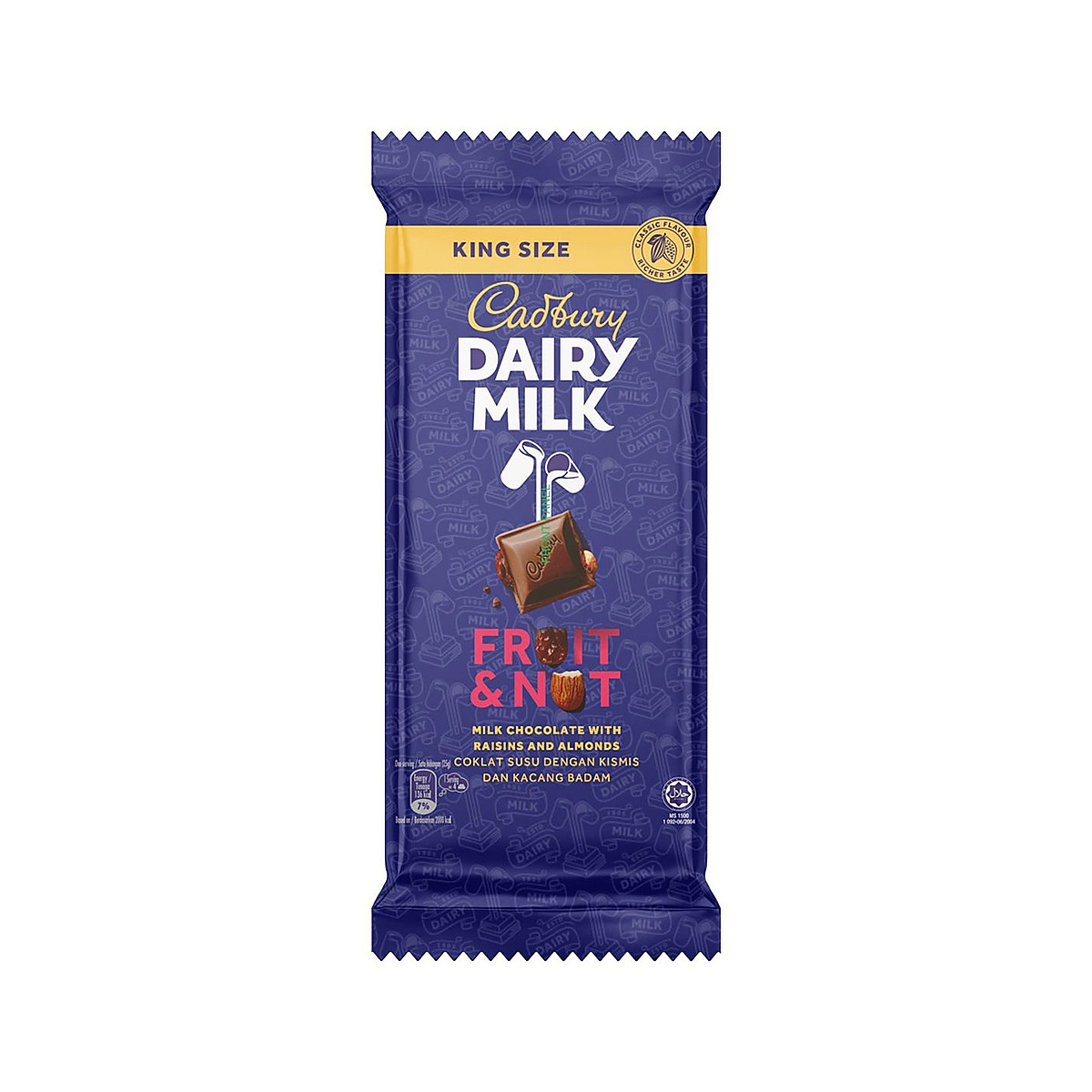 Cadbury Dairy Milk Fruit & Nut Chocolate 190g