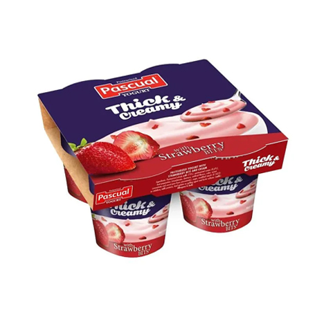 Yogurt Thick & Creamy Strawberry 100ml x 4's