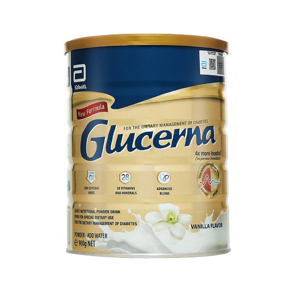 Glucerna Vanilla Adult Nutritional Powder Drink 900g