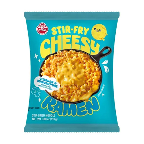 Stir-fry Cheesy Ramen Noodles Cheddar & Mascarpone