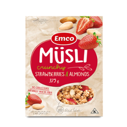 Crunchy Strawberries & Almonds Cereal
