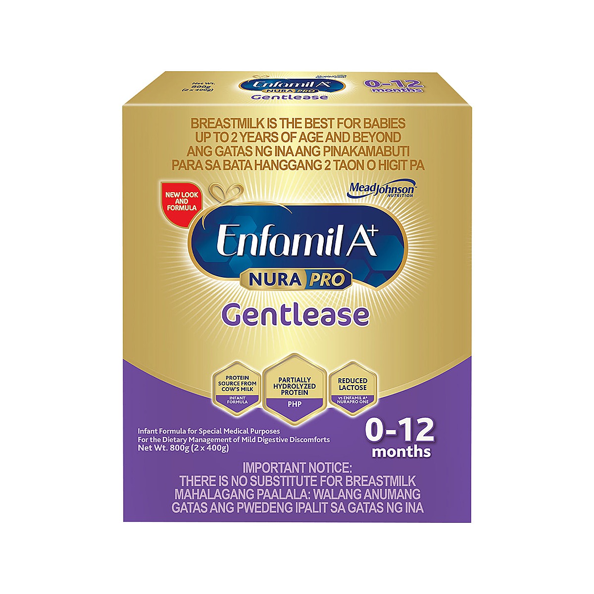 Enfamil A+ NuraPro Gentlease Infant Formula 800g