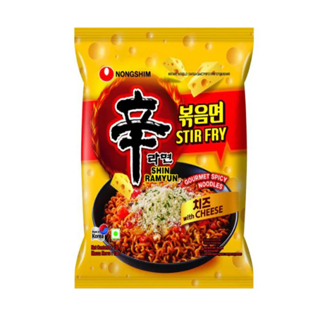 Stir-Fry shin Ramyun Gourment Spicy With Cheese Noodle