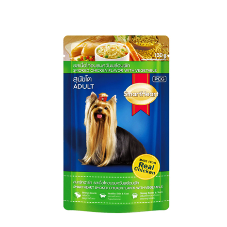 Wet Adult Dog Food  Smoked Chicken Flavor With Vegetables