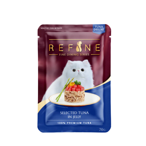 Wet Cat Food Refine Selected Tuna In Jelly