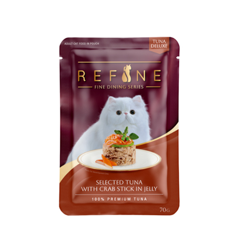 Refine Selected Tuna With Crab Stick In Jely