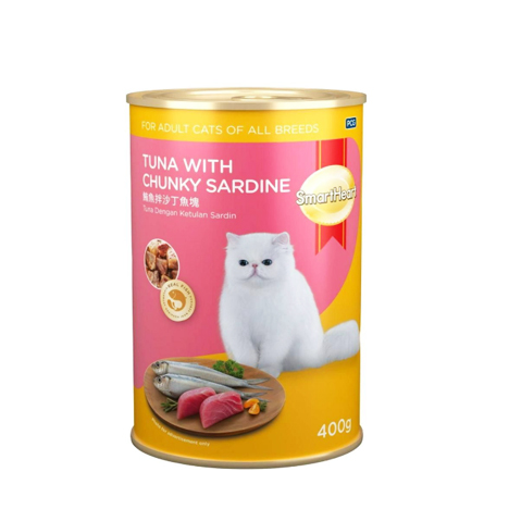 Canned Cat Food Tuna With Chunky Sardines