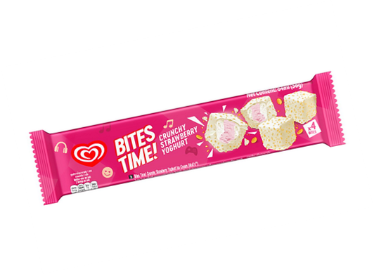 Ice Cream Wall'S Bites Strawberry Yogurt 56g/24