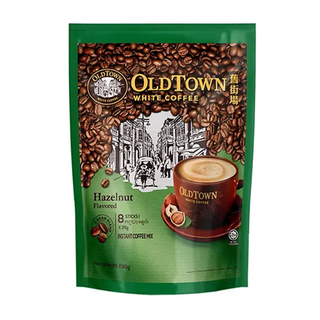 White Coffee Hazelnut Flavor