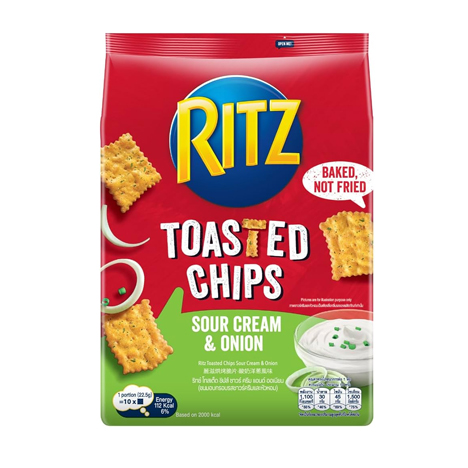 Ritz Toasted Chips Sour Cream & Onion
